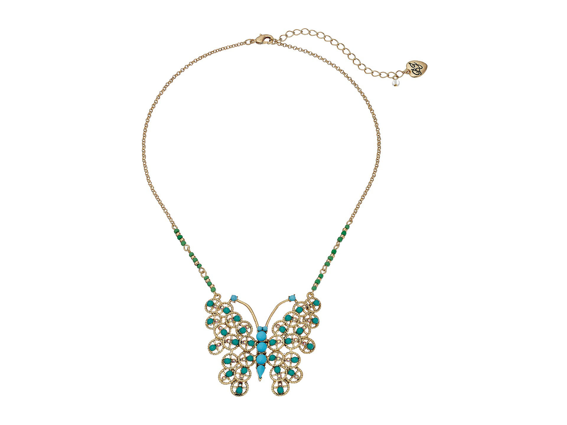 Betsey Johnson Jewelry Boho Betsey Butterfly Pendant Necklace