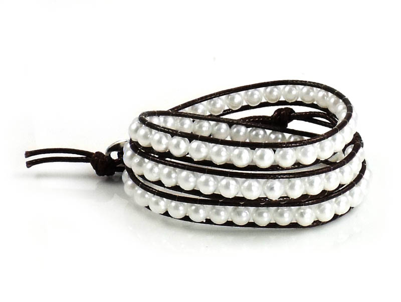 Urban Chic Jewelry Freshwater Pearl Long Wrap Bracelet